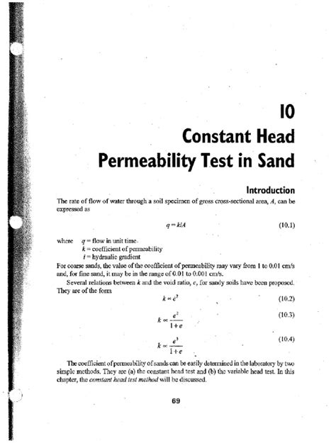 air permeability test astm|constant head permeability test pdf.